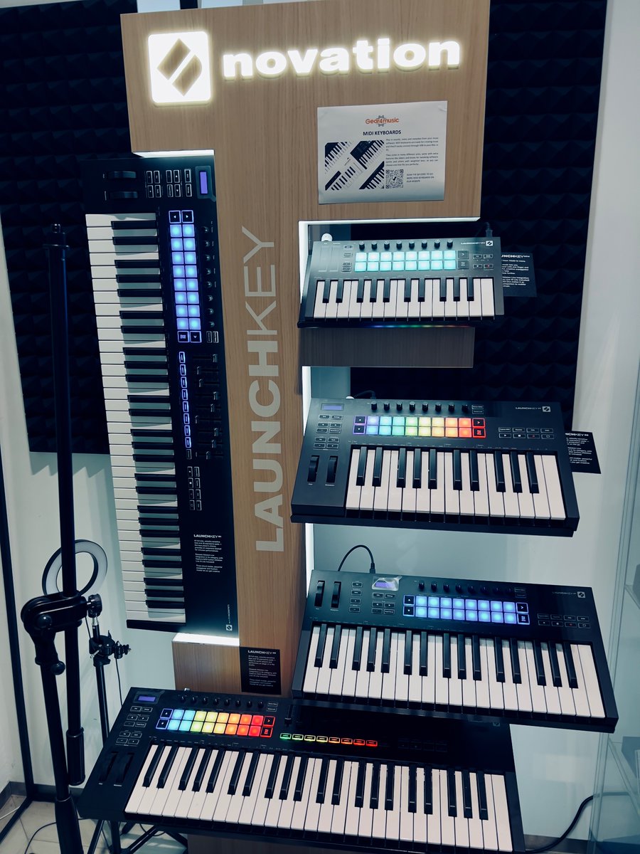 More great gear from @gear4music which I’ve been shopping at since 1999, when it was RedSub! Saw these from @WeAreNovation @Akai_Pro and @KorgUK too. #musicproducer #beatmaker #DTM #creator #synths #keyboards #music #audio #shopping #producerlife #tech