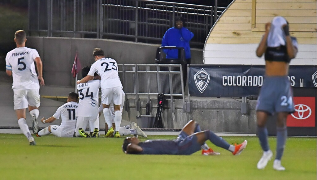 BrendanPloen's tweet image. Do you realize how lucky we are to have @Photog_JohnB to capture the best moments in #ColoradoSoccer?

Oh, the drama! John&apos;s shot of the match winner from NoCo&apos;s David Garcia in the 120th minute encapsulates what the South Platte River Derby &amp;amp; Open Cup is all about. #USOC2024
