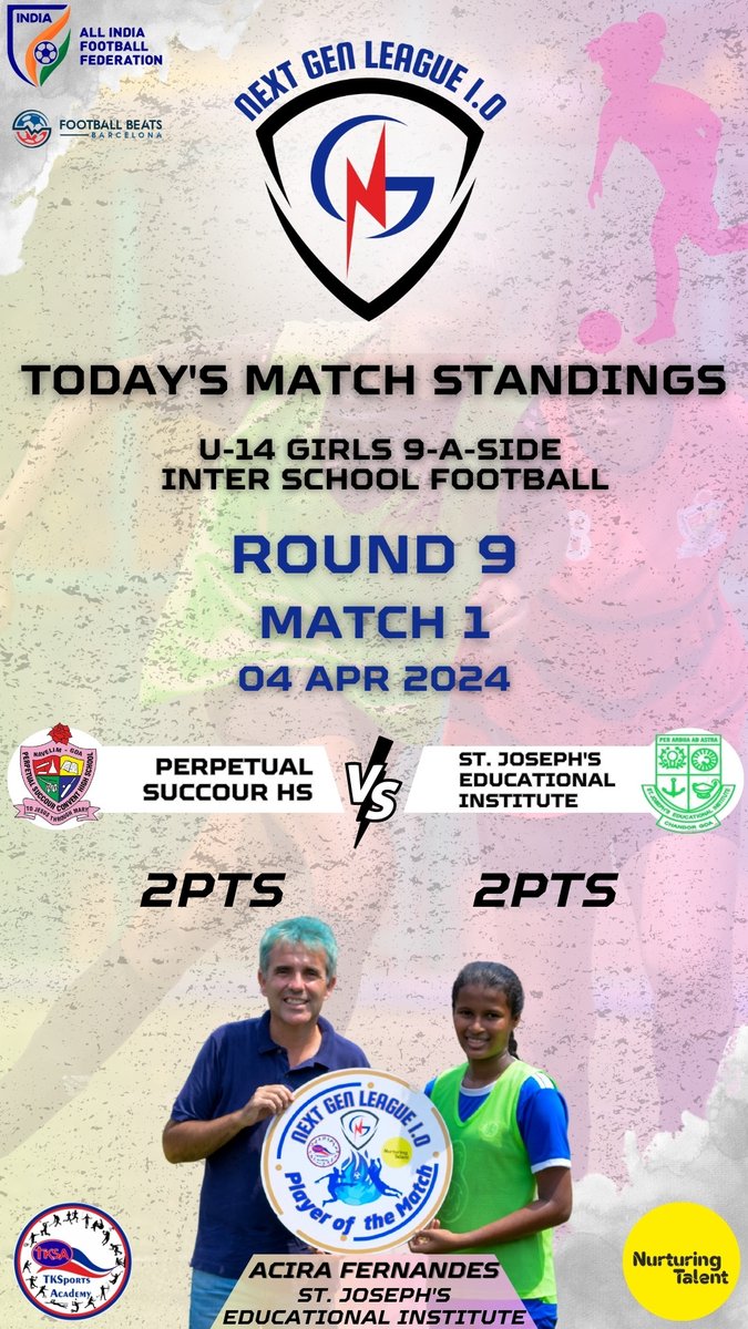 NGL Match Day Results - U14 Girls
04.04.24
#nglgoa #tksagoa