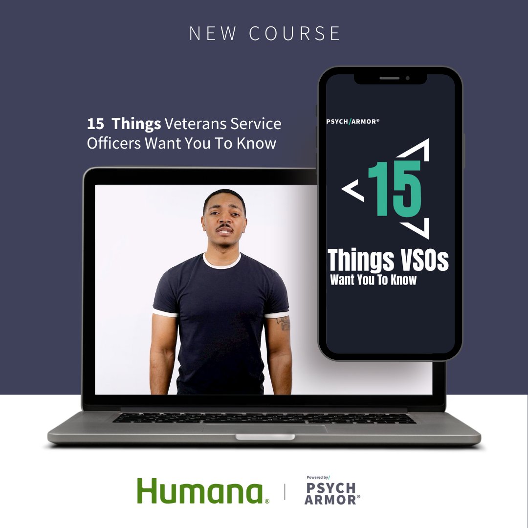 Discover the top 15 things Veterans Service Officers want YOU to know in a short video sponsored by @Humana and powered by PsychArmor. Get expert help navigating VA claims and appeals. Dont go it alone—let us guide you through the process. Start Learning:learn.psycharmor.org/courses/15-thi…