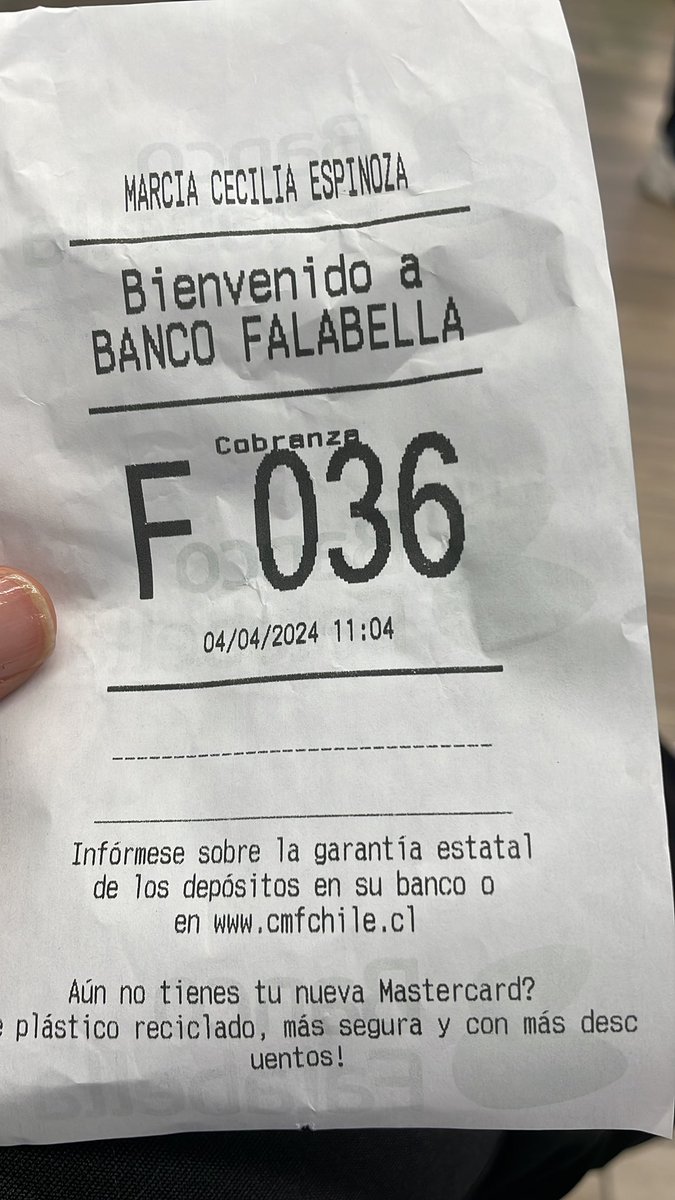 MarciaEspinoza9's tweet photo. @Banco_Falabella pésima atención llevo 1 hora y 30 minutos esperando me atiendan. Creo que es demasiado https://t.co/43cB7hOmk7