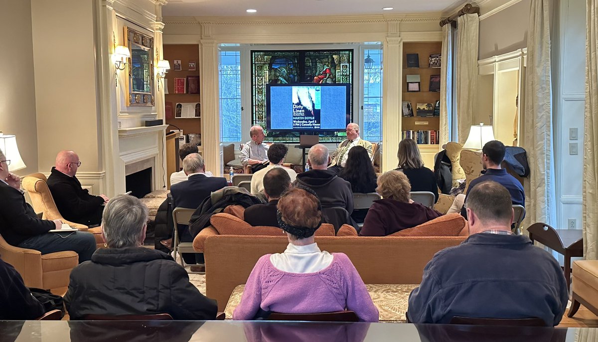“We must familiarise ourselves with our troubled past…but in this remembering, we most decommission any such weaponising of history”

Thrilled to host Martin Doyle on his Dirty Linen US book tour!

Thanks to Culture Ireland &amp; the Irish Consulte in Boston for support the event!