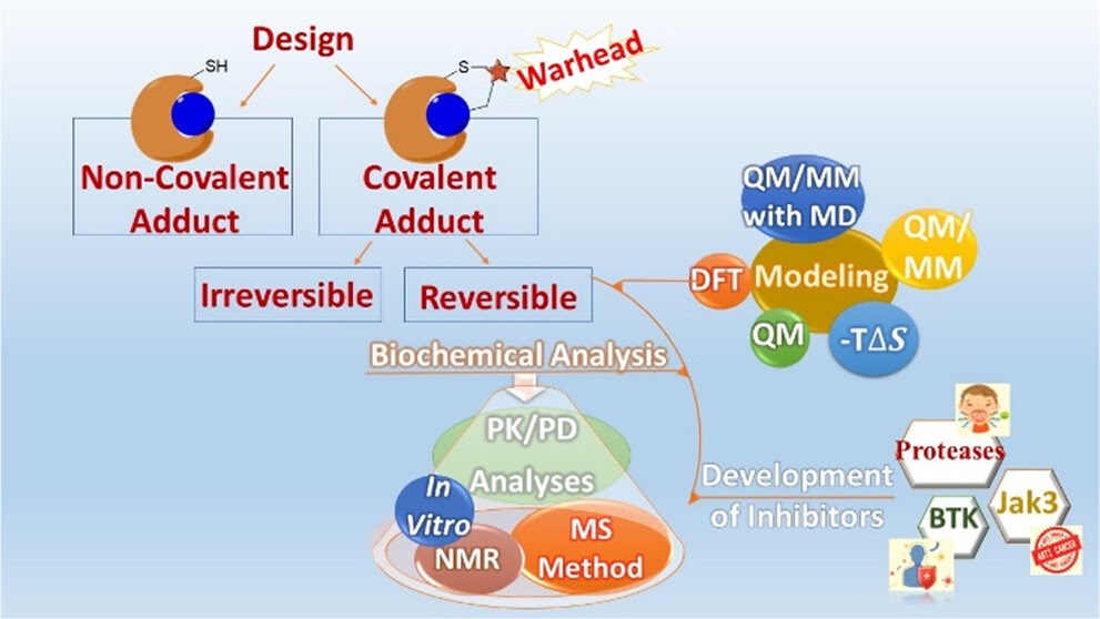 CovalentMod's tweet photo. Reversible Covalent Inhibition─Desired Covalent Adduct Formation by Mass Action https://t.co/XaYuZDyfC1 https://t.co/qbCRSxO8Bl