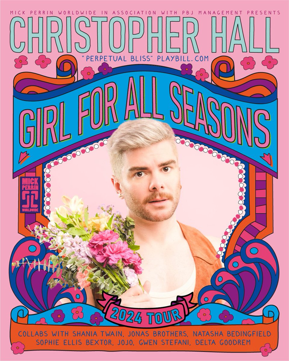 Christopher Hall is going on tour! Click the link below to find out when everyone's favourite TikTok sensation is coming to a theatre near you with his brand new show: 'A Girl For All Seasons'💕🌷 mickperrin.com/tours/christop… @mickperrin