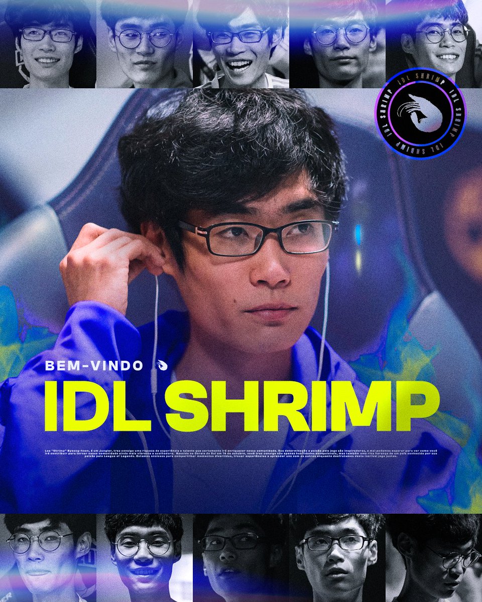 ilhadaslendas's tweet image. 🚨 TEM CAMARÃO NA ILHA 🦐 🏝️

Campeão do CBLOL em 2019 pelo Flamengo, Shrimp está de volta ao Brasil 🇧🇷

O jungler será um dos capitães do CBOLÃO LEAGUE e vai comandar o time da IDL no projeto pro CBLOL Academy!

Deem as boas-vindas à LENDA
SHRIMP IS BACK