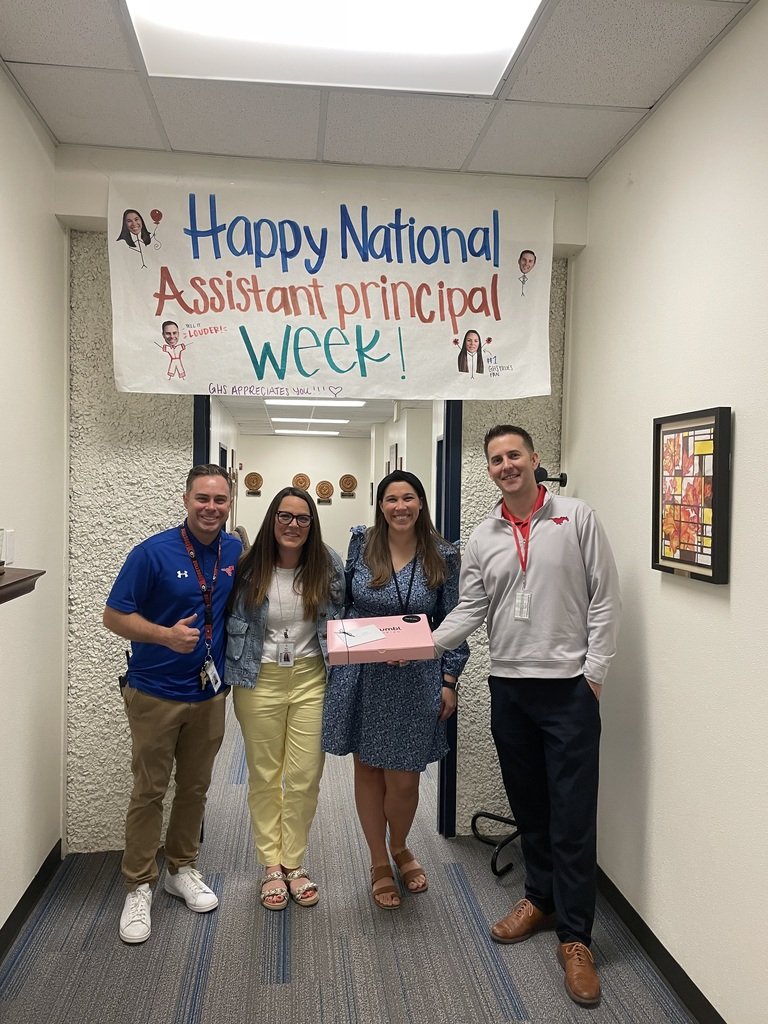 Thank you Grapevine High School Assistant Principals for all you do for our Mustangs and our community. Happy National Assistant Principals Week