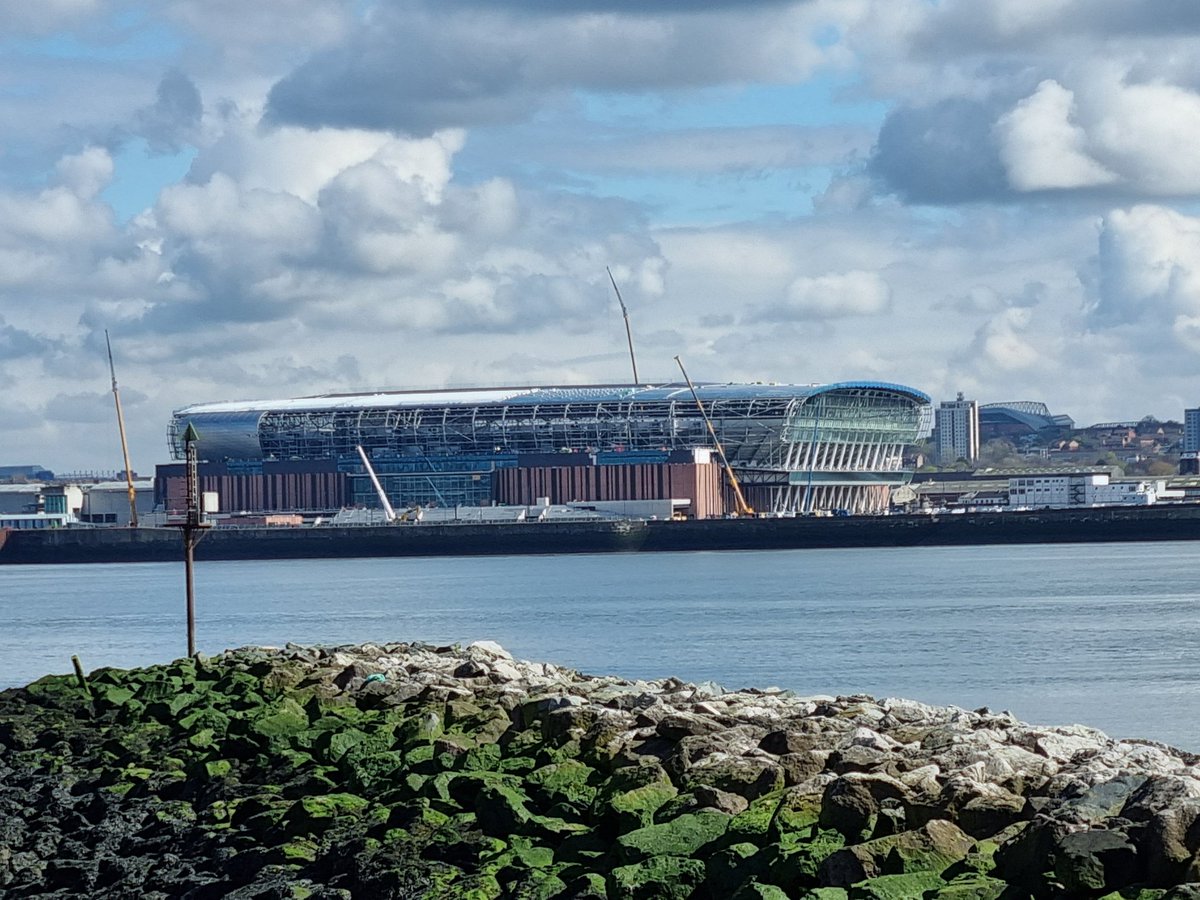 Everton new stadium coming along nicely 💙 #PremierLeague