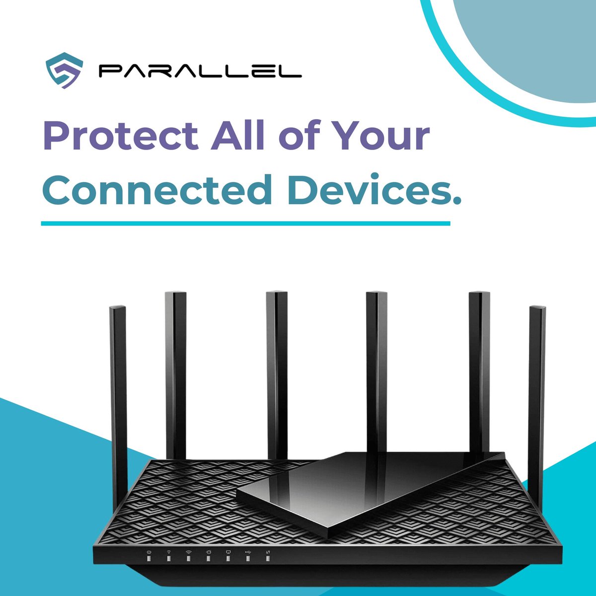 One change and VPN protection can be the default for all of your connected devices. It's like magic! 🧙 Plug and play - simple privacy upgrade!💪 WiFi6 speeds with 6 antennas and Beamforming technology. 🚀 On sale now! parallelprivacy.com/product/blackb…