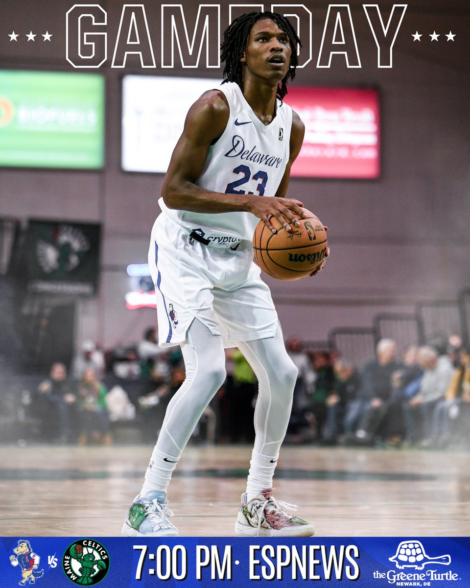 eastern conference semifinals…👀 let’s get it 🕖 7:00 PM ET 📺 ESPNews 🏀 @MaineCeltics 📍 Portland Expo Building #GetYourCoatsOn | @TheGreeneTurtle