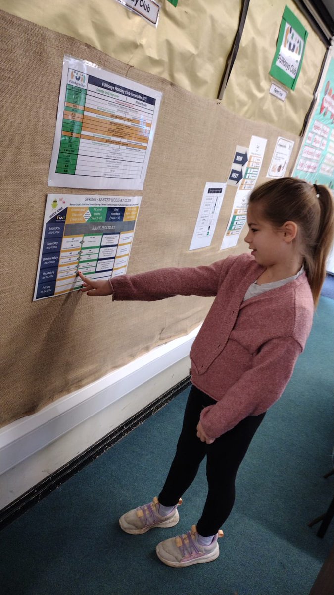Looking at the planned activities to better understand their day full of fun!

#holidayclub #thinkingahead #activities #artsandcrafts #PEandSports #FUNdays #childcare #Bradfordonavon #Wiltshire