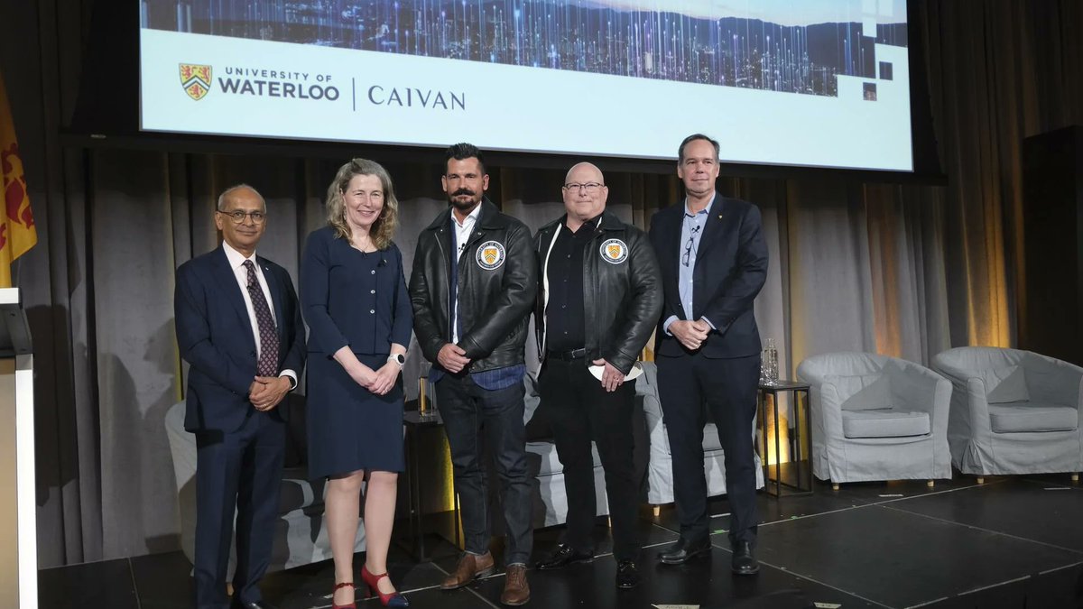 #UWaterloo receives landmark $10 million donation from Caivan to build prosperous future cities. 🏙️ More: bit.ly/43O3hrW | #UWaterlooNews
