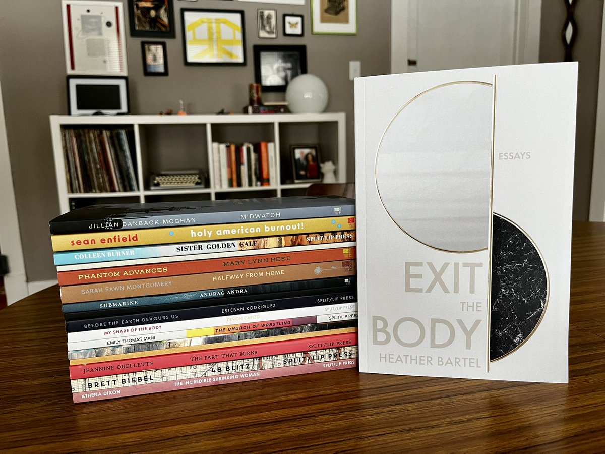 Make sure you order the latest from @splitlippress! Use code: WOJO at checkout to get all of the Split/Lip books I designed for…I don’t know…$500?