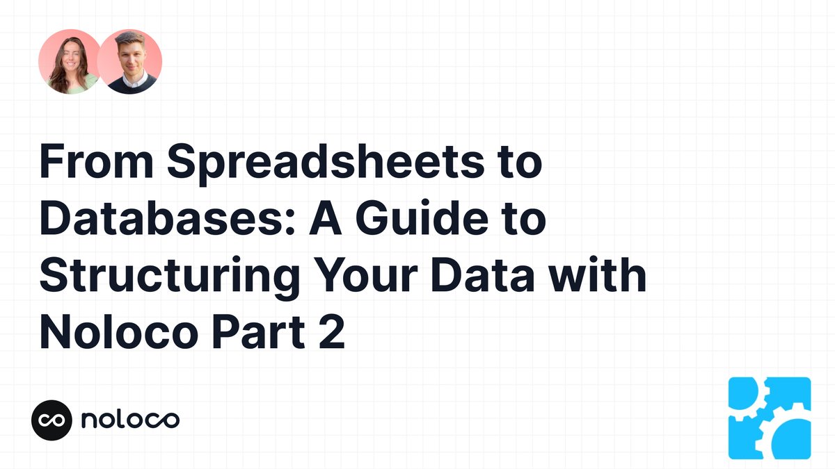 Ditch the spreadsheets for databases with Noloco. Discover how in our Part 2 webinar! 💼
🗓️ Apr 10 | 🕒 4:30PM GMT / 12:30PM EDT
🔗 eu1.hubs.ly/H08qcFV0