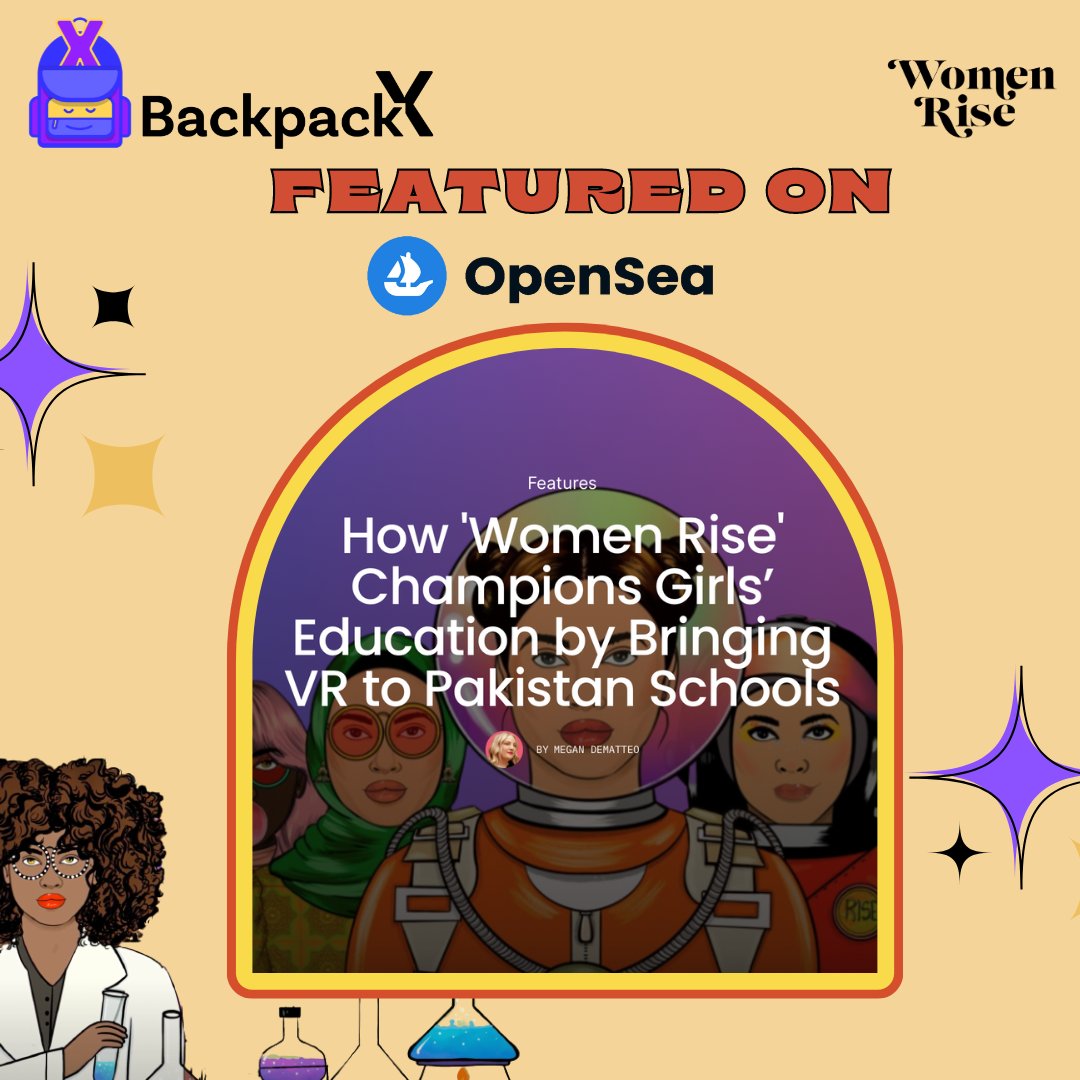 We're also super grateful to our friends at @opensea for writing an incredible article all about our work at BackpackX! 🔗opensea.io/blog/articles/… 🧵(4/6)