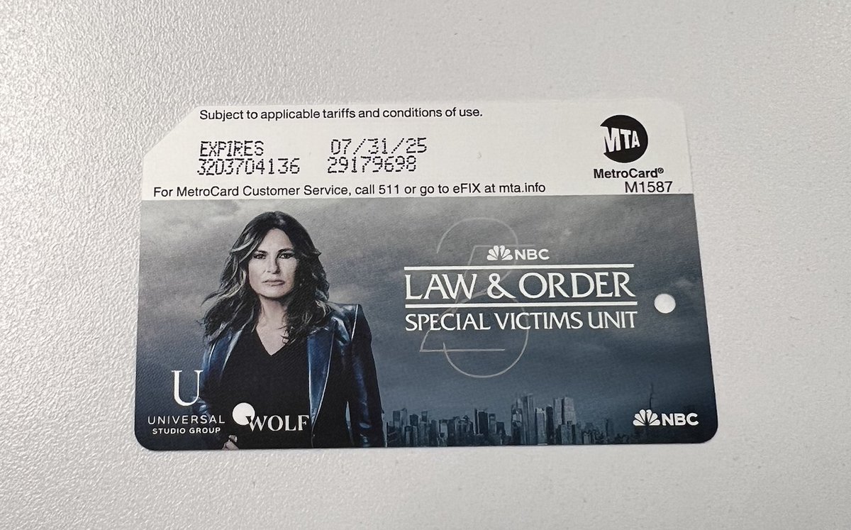 On the same day the @MTA announces it's releasing commemorative MetroCards to mark the 25th anniversary of Law & Order: SVU, composer Mike Post is joining us on @AllOfItWNYC to talk about his new album. SYNERGY.