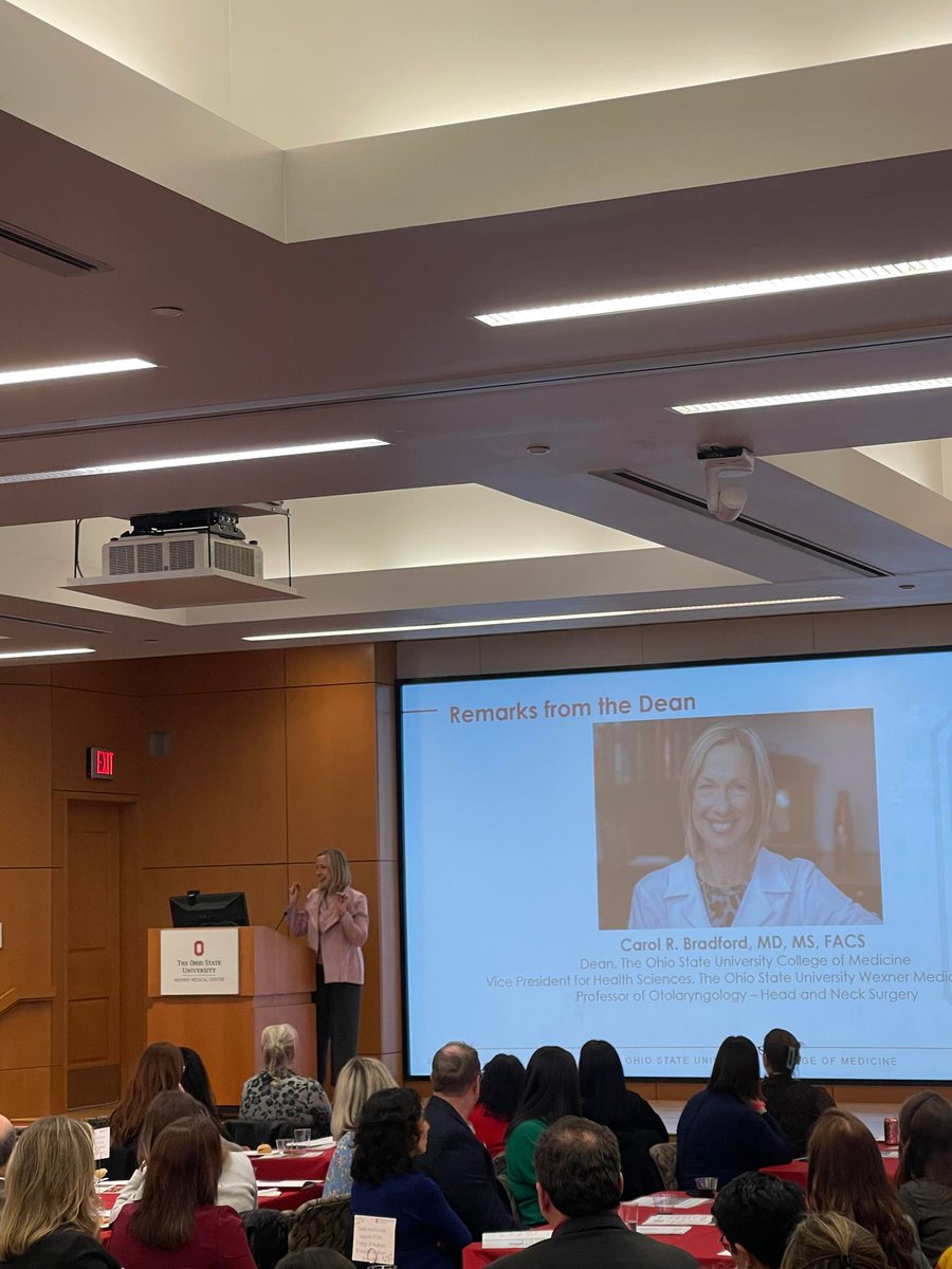 What a privilege to be part of yesterday's celebration with @OhioStateWIMS, honoring the trailblazing women faculty in medicine & science. A special thanks to Interim Provost Karla Zadnik for her inspiring keynote address, reminding us of the power of unity & support. #OSUCOM