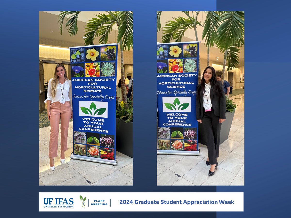 Taylor Sawyer and Melanie Cabrera embody the strength of women in the field of plant breeding. Thank you for your invaluable contributions!