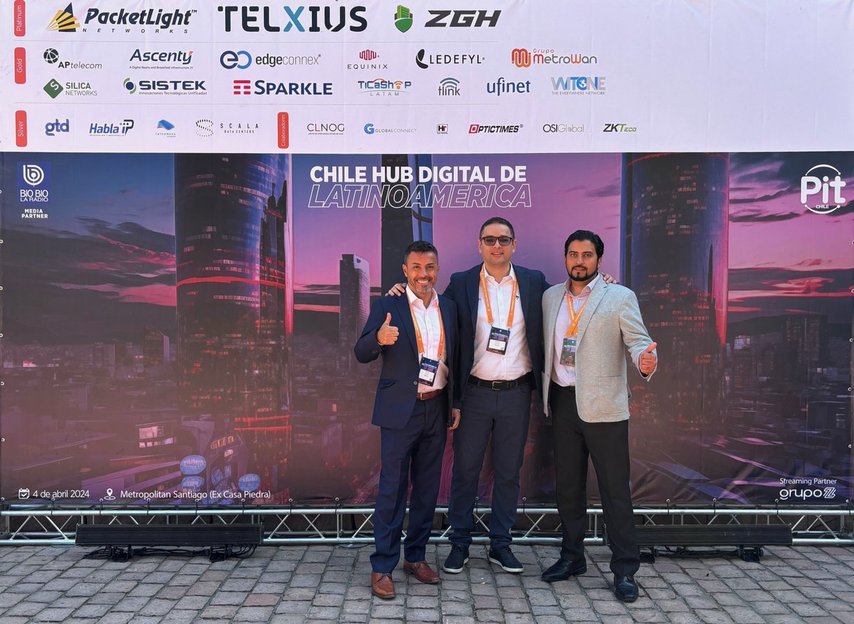 Our team doesn’t stop! This week reporting from Santiago 🇨🇱  We're thrilled to announce our participation at the PIT Chile 2024 event, where we'll engage with industry experts and partnerships while contributing to shape the future of telecommunications in Chile 💪 #PITChile2024…