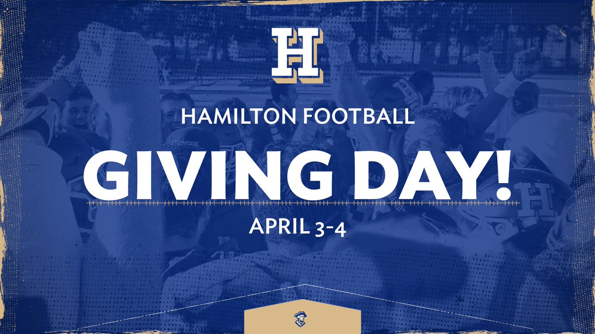 Today is Giving Day! You can donate directly to our program through the following link: givecampus.com/fc1k8z First click 'Give Now!' Next click on the 'Designation' drop-down menu, and under the Athletics tab select Football. Thank you for all of your support!