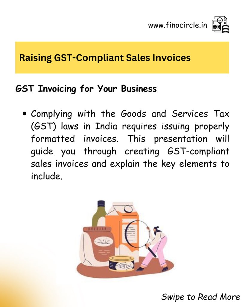 finocircle's tweet photo. Getting GST Penalties?
No worries, here we are presenting best practices for GST invoicing. 

#gst #gstpenalties #igst #sgst #gstupdates #gstindia #gstreturns #taxseason #incometax #finocircle #exploremore https://t.co/WwIVszEAa1