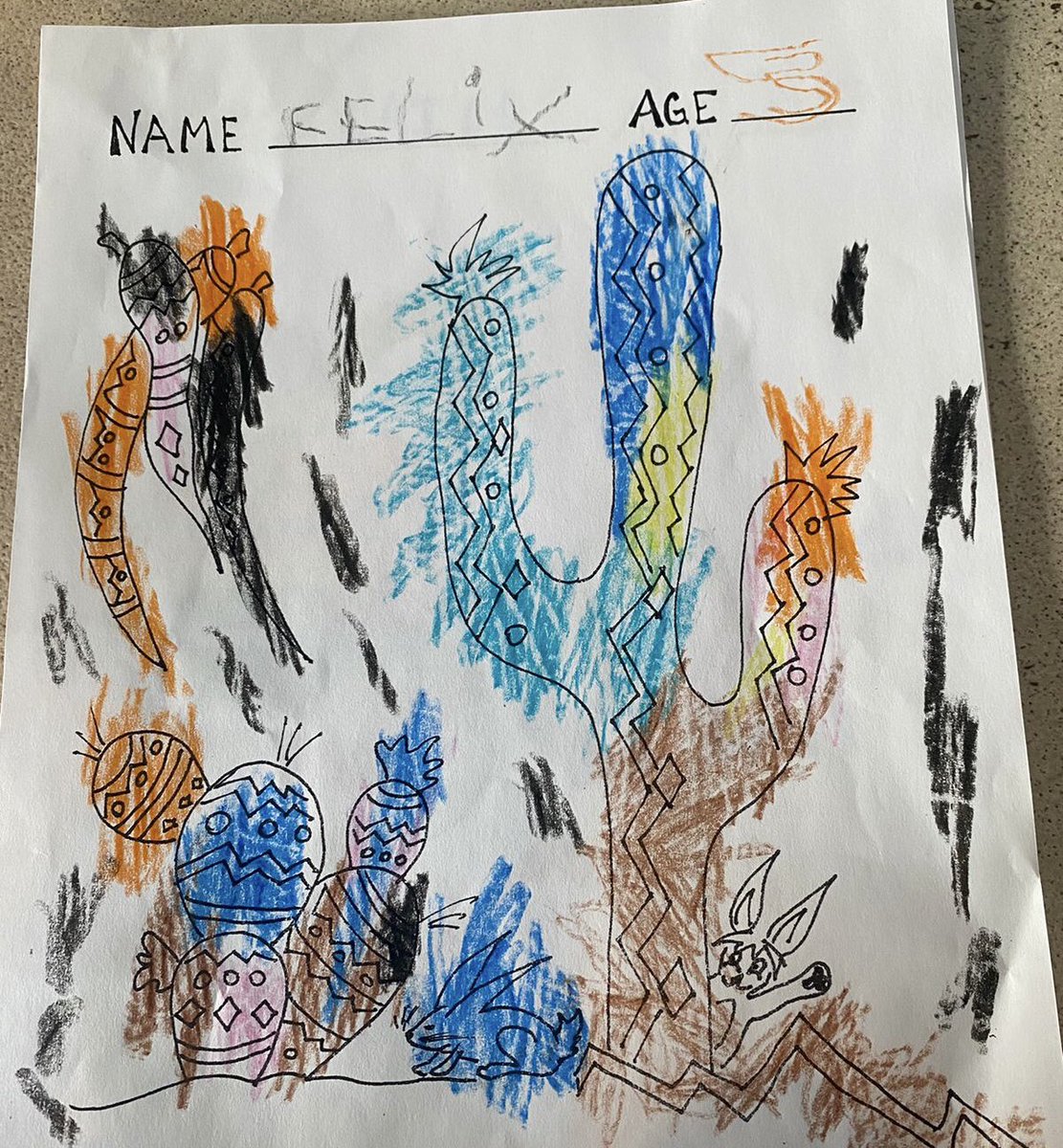 GinasMexican's tweet photo. Gina’s Mexican Cafe had a kids colouring contest and these kiddos won an order of churros! 😋
https://t.co/xqYA7Gn0TV for take-out
Open 11:30 am to 8ish on Thursday. 🌮
#nanaimo #ginasmexicancafe #besttacos #bestnachos #colouringcontest https://t.co/u4ff5mgGKp