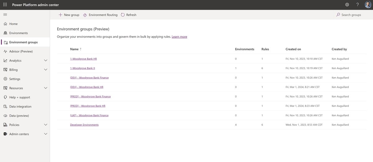 🚀 Elevate Your Governance with Microsoft Power Platform’s Latest Features! 🌟

We’re excited to share the public preview of Microsoft Power Platform environment groups and rules, along with the innovative Default Environment Routing!

microsoft.com/en-us/power-pl…