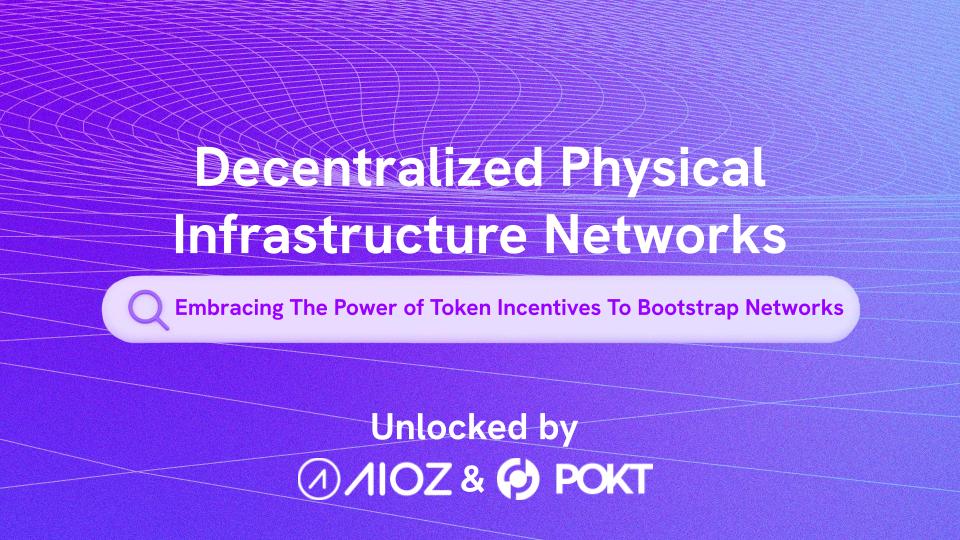 DePIN is ripe to disrupt a range of traditional infrastructure networks. Let's unpack how investors can best gain long-term exposure to the sector and where the opportunity lies in our latest report, free to read thanks to @POKTnetwork and @AIOZNetwork. app.blockworksresearch.com/unlocked/decen…