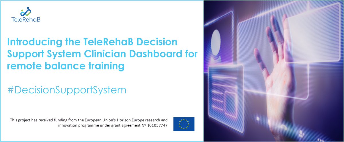 We're hosting an exclusive internal virtual focus group on April 8th with Consortium and local clinical governance meeting at <a href="/ucl/">UCL</a> . An overview of the <a href="/TeleRehaBEU/">TeleRehaB DSS Project</a> and clinician’s dashboard, gathering valuable feedback from #physiotherapists, #audiologists, and #neurologists