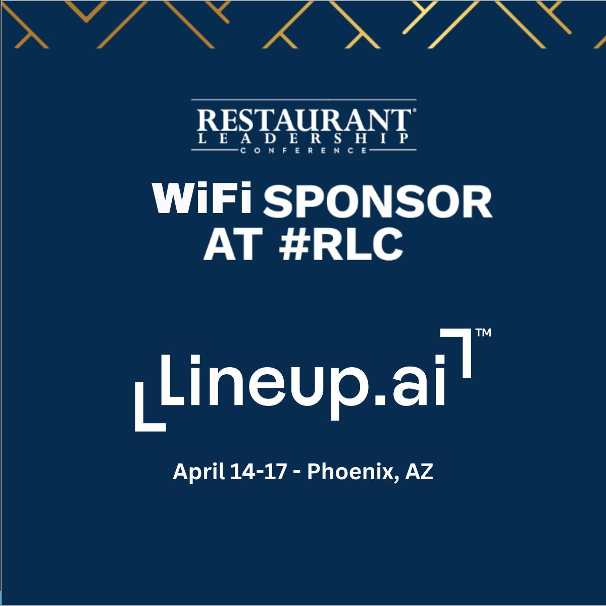 Who's heading to RLC in Phoenix this month? Lineup.ai is helping you stay connected by sponsoring the event WiFi, and we'd love to connect with you during the show!

Register for #RLC: buff.ly/2HoSRVj 

#RLC24