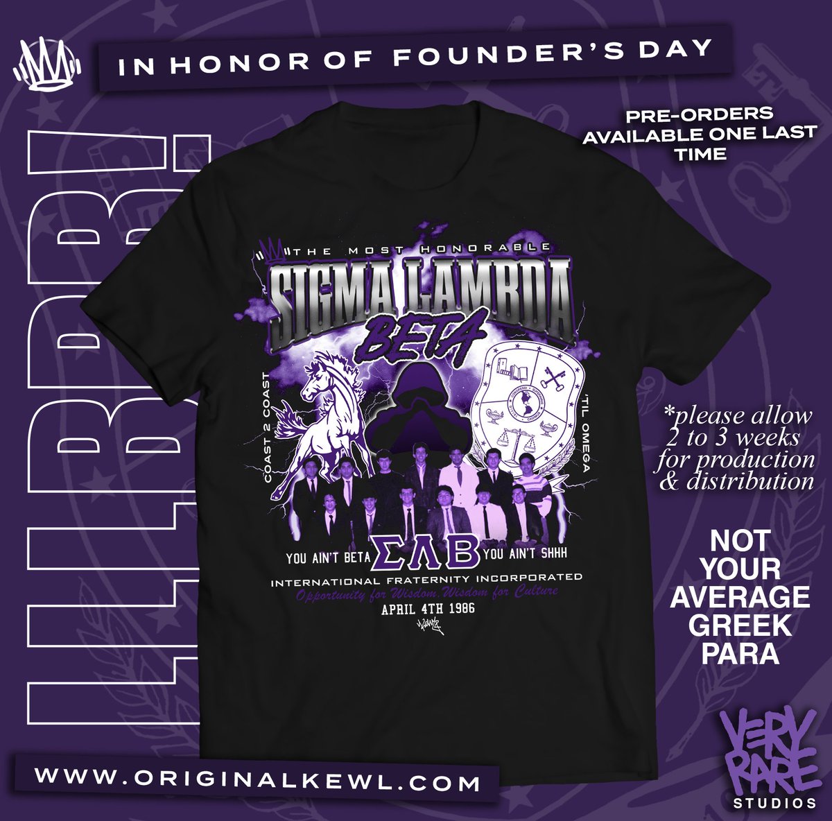 originalkewl's tweet image. HAPPY FOUNDERS DAY TO THE BROTHERHOOD
brought this one back one last time, love from Chicago, LLLBBB!
originalkewl.com/product/the-br…
#SLB38 #SigmaLambdaBeta