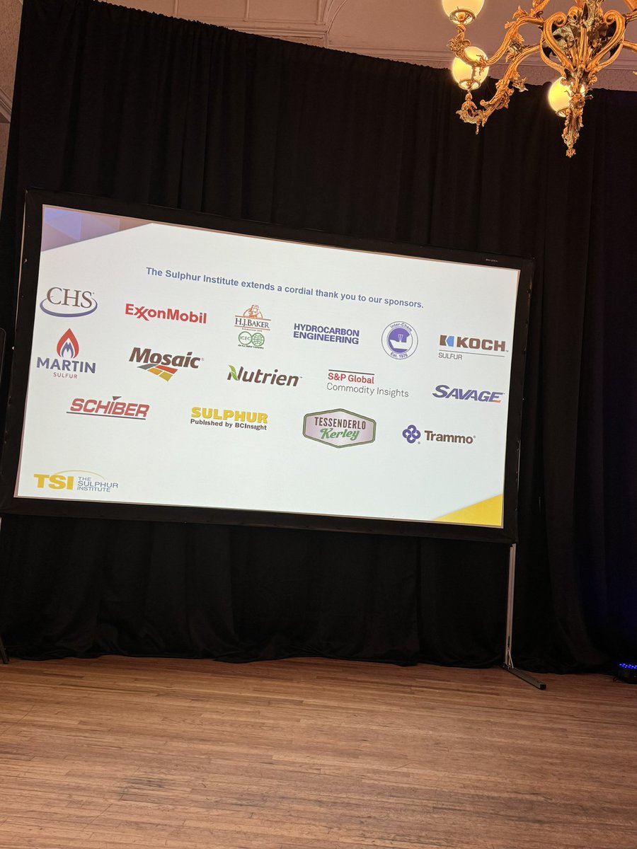 TSIsulphur's tweet photo. #SWS2024 #SWS #TSI #SulphurInstitute #TSIMeetings https://t.co/s3jn9hOSax