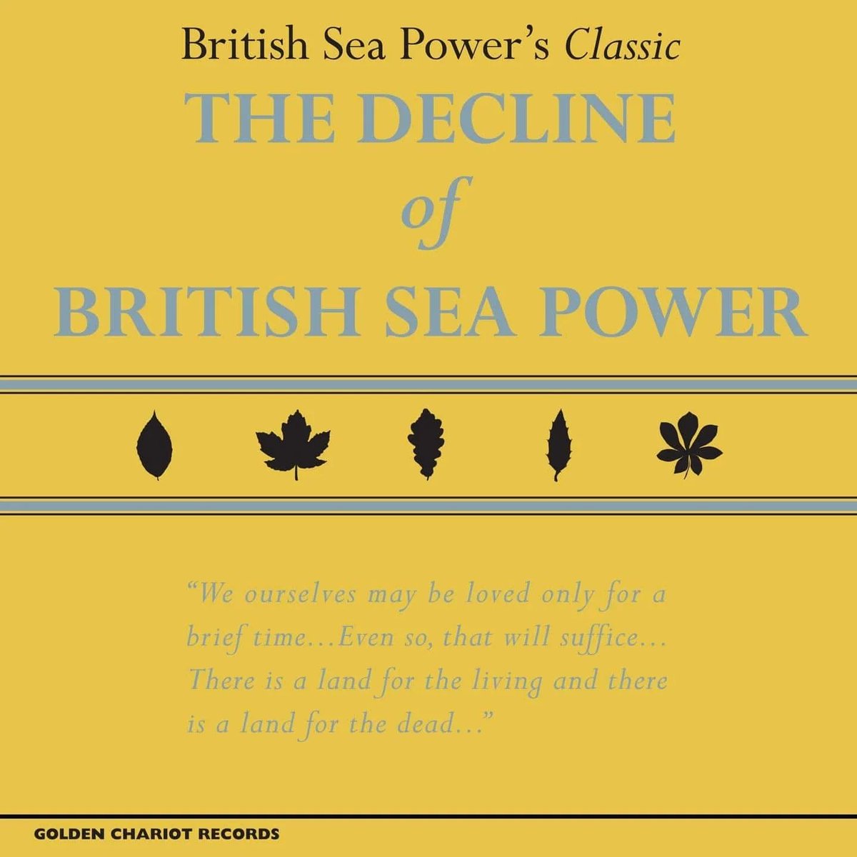 PRE-ORDER: 'The Decline Of British Sea Power' by British Sea Power BSP's debut returns this May on yellow vinyl through the band's own Golden Chariot label. @SeaPowerBand normanrecords.com/records/153604…