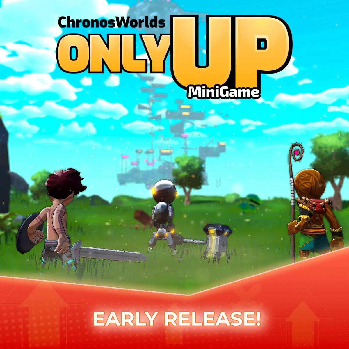 Only Up will officially be live next week.🎮 Get ready to discover our world, and earn yourself some rewards. More info coming very soon...
