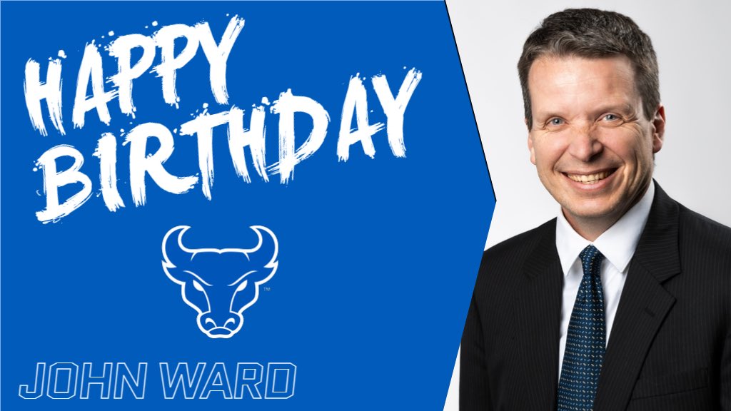 Wishing a very happy birthday to our AT John Ward! 🥳🤘 We are so thankful for all you do for our program! #WeAreOne | #CARE | #UBHornsUP