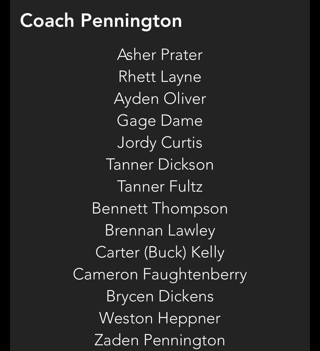 Summer Rosters are set! Ready for a big summer from this group of guys!!
