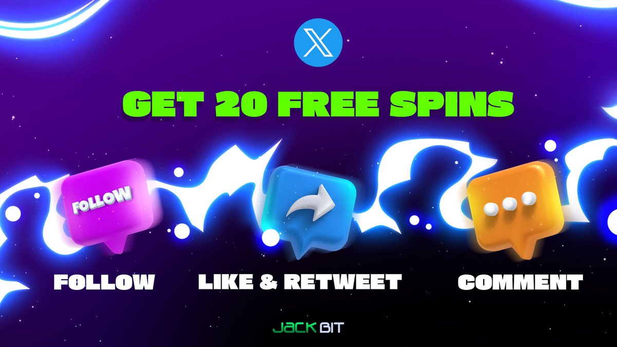 🔥 JOIN US AND GET 20 FREE SPINS 🔥

To Enter:
✔️Follow <a href="/JackbitCasino/">Jackbit.com</a>
✔️Tag 2 Friends &amp; Drop Your Username
✔️Like &amp; Repost This Post

Play And Enjoy! 🚀

🟢You will receive free spins within 1 business day.