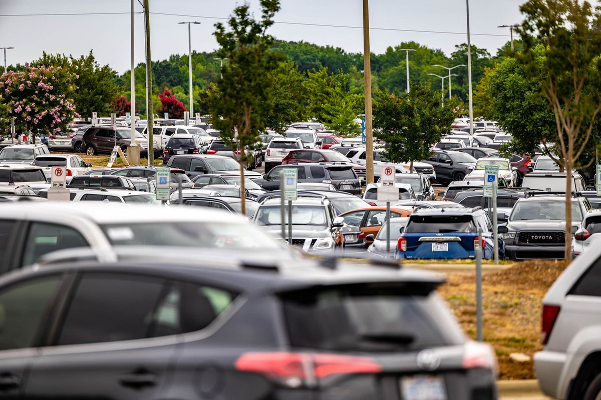 Parking is extremely limited. Check our parking availability feature for drive-up availability. Consider using taxi or rideshare services to #CLTairport.