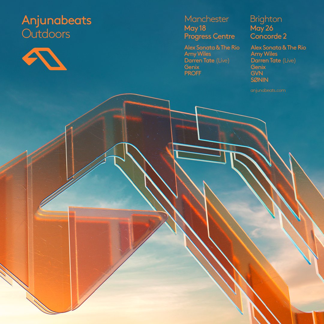 If you get a chance to go, please do! @Anjunabeats hit the outdoors with x2 events in both #Manchester #ProgressCentre and @concorde_2 #Brighton this Spring. #TranceFamily #AnjunaFamily #GroupTherapy
