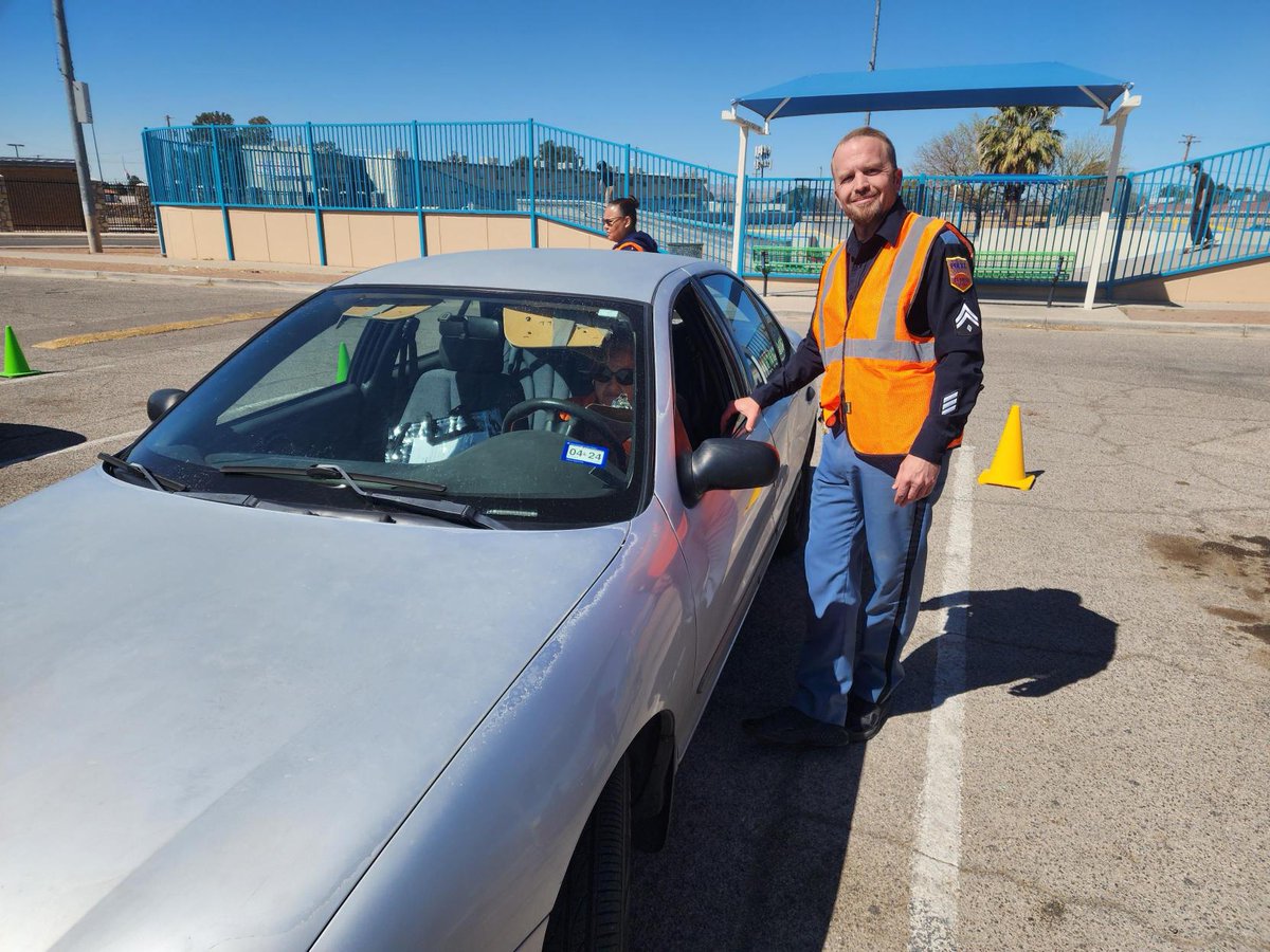EPPD's Central community services officers took part in the CarFit training this week. Officers can now help drivers find out how well they currently fit in their personal vehicle, highlighting actions drivers can take to improve their fit, and demonstrate proper seat adjustment