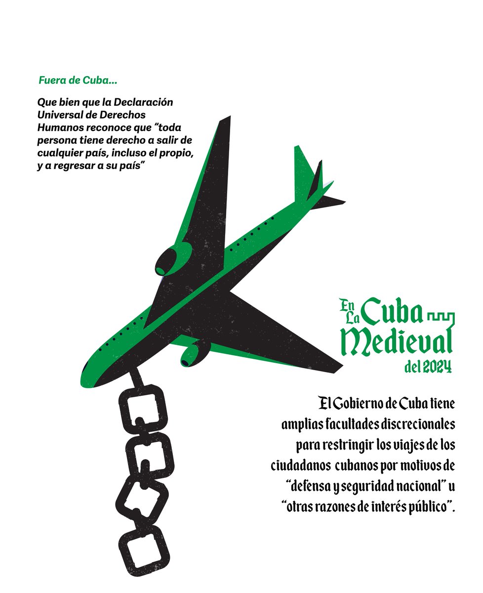 EYEonCUBA's tweet photo. Desde que se implementaron reformas en 2013, muchas personas a quienes anteriormente se les había negado el permiso para viajar a Cuba o desde el país han podido hacerlo, incluidos defensores de derechos humanos y blogueros. Sin embargo... https://t.co/wBSiVfltYc
