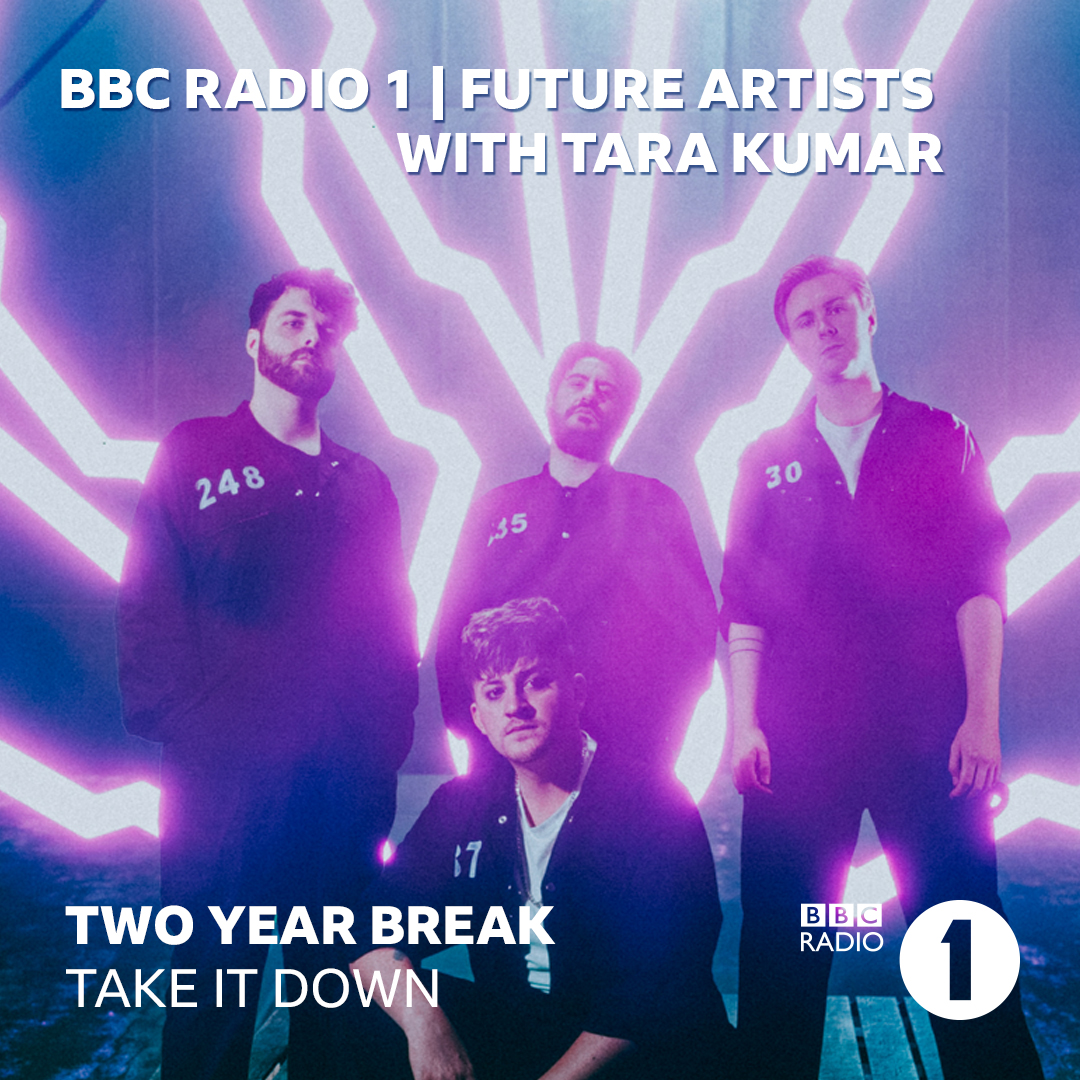 Hello again @BBCR1 🔥 Thank you to @tarakumardj (in for @jackxsaunders) for giving Take It Down a spin on Future Artists last night 💜 BIG LOVE FOR ALL THE SUPPORT.