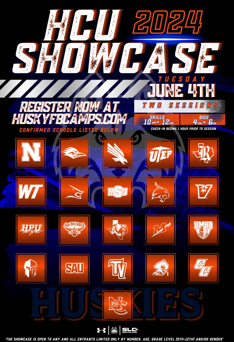 🚨SHOWCASE ALERT🚨 Welcome NEBRASKA to the HCU Showcase for JUNE 4th‼️ REGISTER🔗⬇️ huskyfbcamps.com @HuskerFootball @HCUCoachBachtel #THESTANDARD