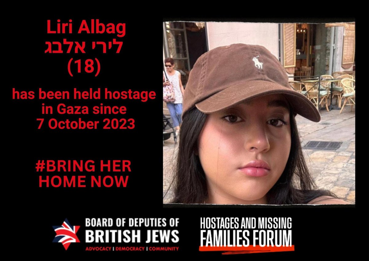 Thank you to Belmont Synagogue in Stanmore for participating in the Board of Deputies' 'Adopt A Hostage' campaign and keeping the plight of Liri Albag and the over 130 men, women, and children still captive at the forefront of our minds. #BringThemHome theus.org.uk/community-news…