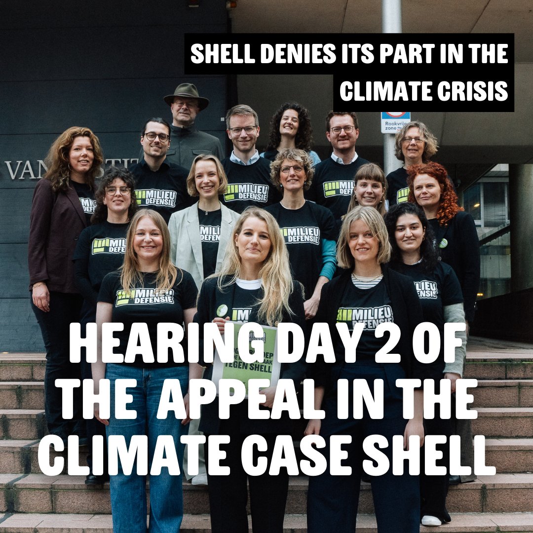 The second day of the hearing in Shell’s appeal of our landmark climate lawsuit has ended. The hearing confirmed what we already knew. 👉Check out the highlights of the day: bit.ly/Hearingday2TW #ClimateCaseShell