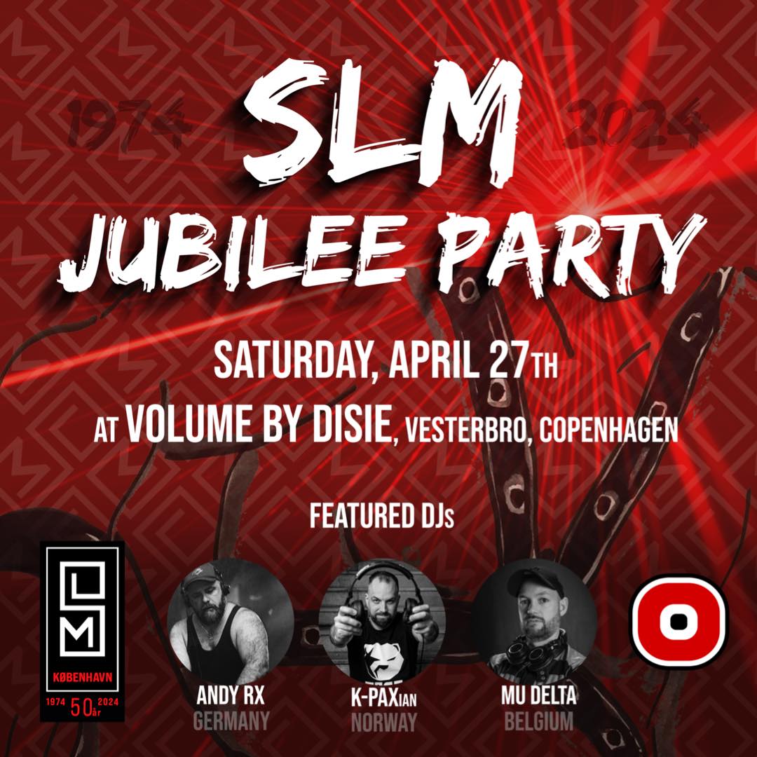 It's @SLMcph 's big Jubilee month! On 26/04 they organize a social, in collaboration with @ReconNews, where I provide the musical backdrop, and on 27/04, it's their big jubilee party, where I'll join Andy RX and K-Paxian behind the decks. Info & tickets slm-cph.dk/event;127;SLM_…