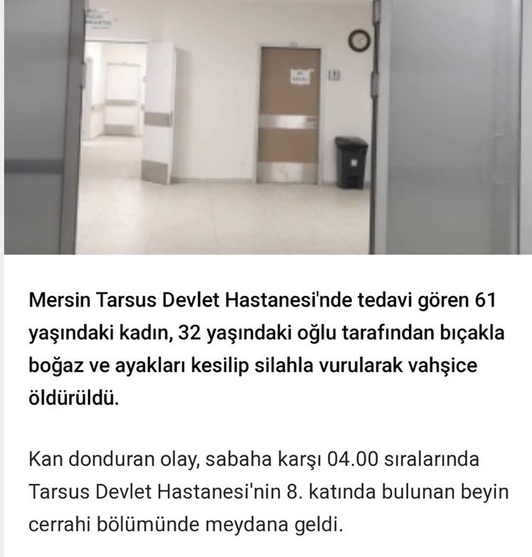📍 Tarsus Devlet Hastanesi 8. Kat

Yorum yapmak güç 🙄