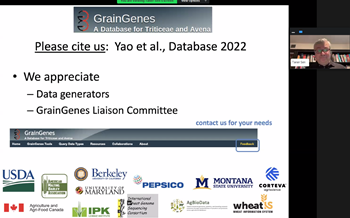 Very clear seminar from @tanerzsen showcasing all the parts of the fabulous GrainGenes database - as a regular user, I heard about some really useful areas I hadn't explored. Not least the (much underused) channel youtube.com/@graingenesoff… which will host the presentation soon