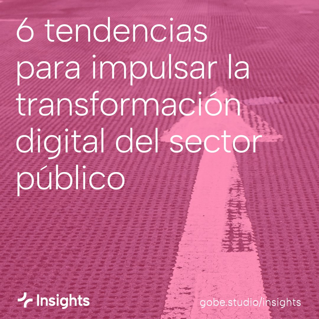 Esta semana, @sofiasilvacar nos trae las 6 tendencias para impulsar la transformación digital del sector público. Estamos encargados de dar forma a un futuro inclusivo, resistente y próspero para todos. Fomentamos estas ideas apoyando @G4Icongress 📃: gobe.studio/insights/6-ten…