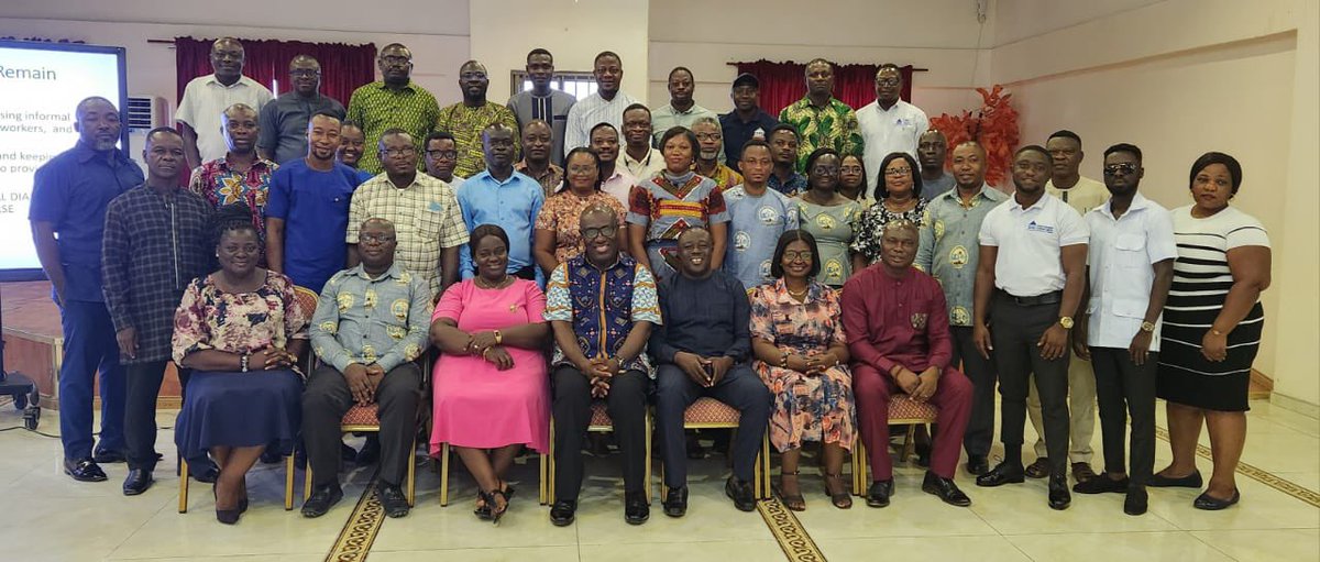 PUWU educates newly elected National Divisional Executives of GWL, SHC, and ECG Junior Staff Unions on the ‘History and philosophy of trade unionism, gender mainstreaming, leadership, financial management and meeting procedures’ at PUWU Centre, Kasoa
