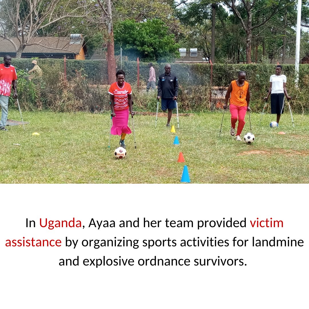 MinesActionCan's tweet image. So, today we are sharing four extraordinary examples of Mine Action Fellows carrying out risk education and victim assistance activities in their communities using small grants from Mines Action Canada. #IMAD2024 #ProtectandBuild